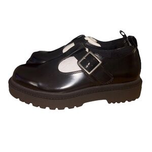 Vintage Pull&Bear 90's Chunky Lug Sole Oxfords Mens Y2K Shoes Sz 6